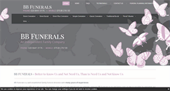 Desktop Screenshot of bbfunerals.co.uk